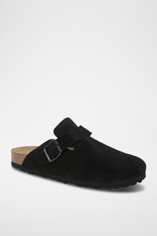 Sabots en cuir - Noir