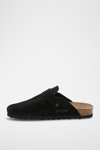 Sabots en cuir - Noir