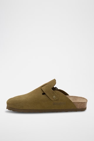 Sabots en cuir - Kaki