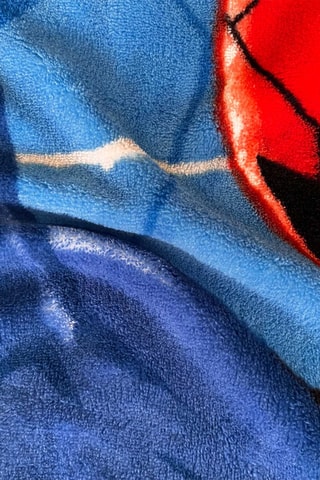 Manta Cuddle Spiderman Home Action Los Vengadores Marvel - Azul - 125 x 150 cm