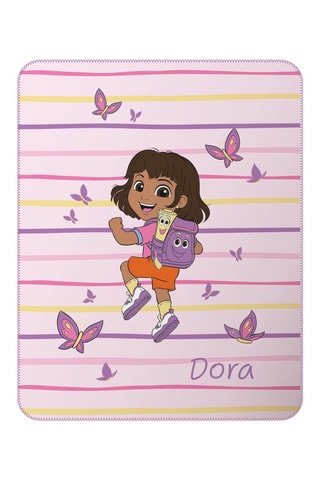 Manta Dora la Exploradora - Violeta - 110 x 140 cm
