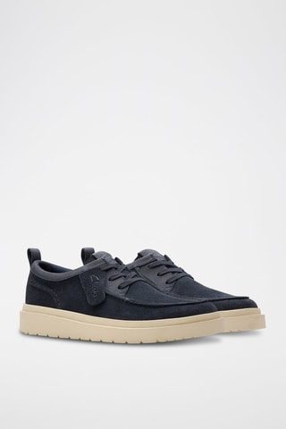 Nubuck Mocassins Polden - Marineblauw