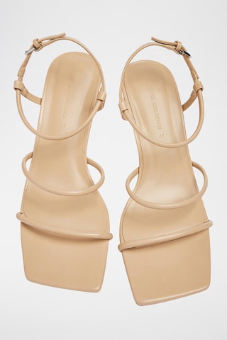 Sandales à talons Nude