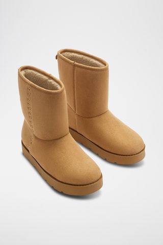 Bottines fourrées - Camel