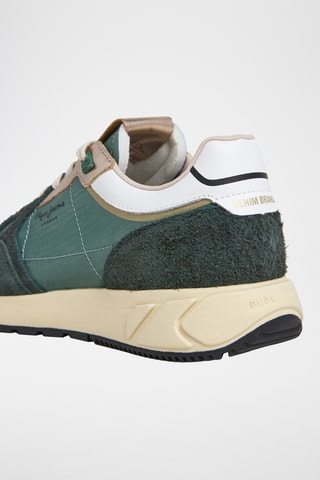 Nubuck Sneakers Marlon Metal W -  Groen