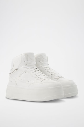 Baskets montantes plateformes - Blanc