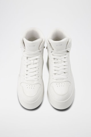 Baskets montantes plateformes - Blanc