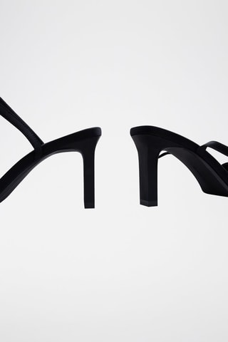 Sandales à talons - Noir