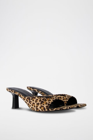 Mules à talons - Beige