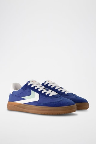 Leren Sneakers - Blauw