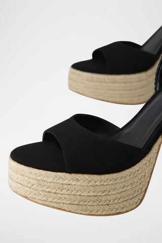 Sandales à talons - Noir