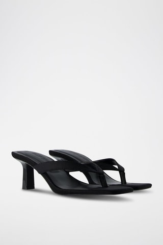Sandali con tacco - Nero