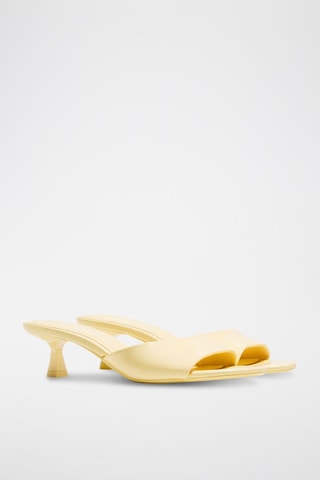 Mules à talons - Ecru