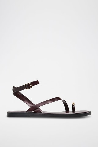 Sandalen - Bordeauxrood