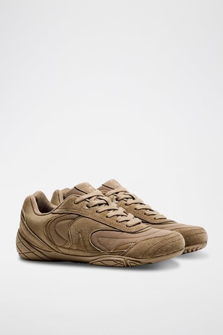 Leren Sneakers - Lichtbruin