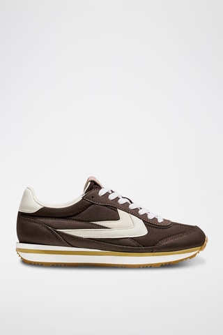 Baskets - Marron et blanc