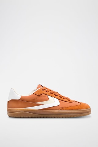 Baskets - Moutarde et blanc