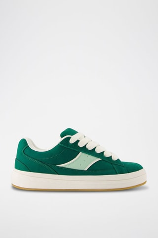Baskets - Vert émeraude et blanc