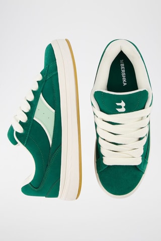 Baskets - Vert émeraude et blanc