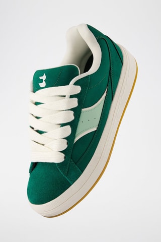Baskets - Vert émeraude et blanc