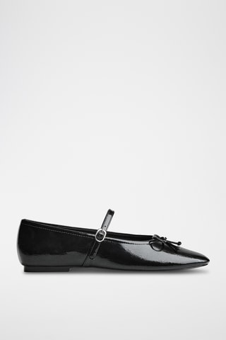 Gelakte Mary Janes - Zwart - Bershka