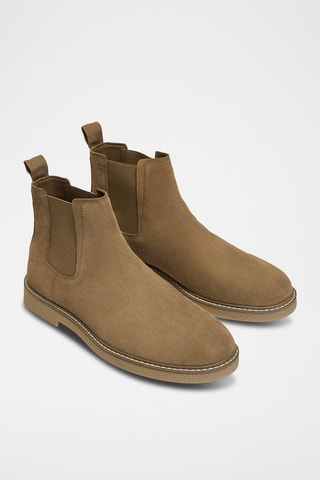 Nubuck Chelsea Boots Kaki