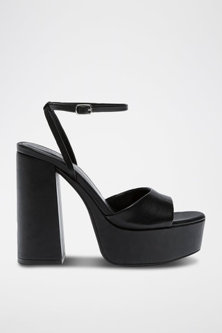 Sandales à talons Noir