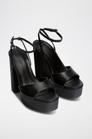 Sandales à talons Noir