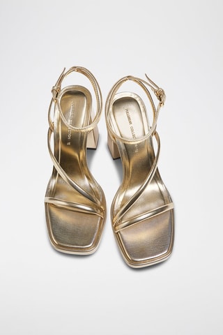 Sandales à talons - Doré