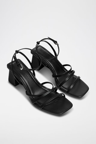 Sandales à talons - Noir