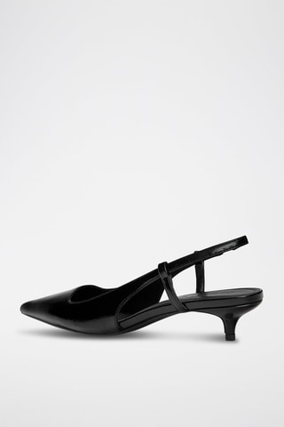 Décolleté in vernice - Nero