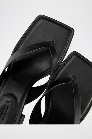 Sandales à talons - Noir