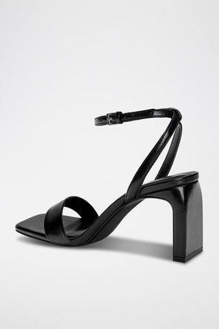 Sandales à talons - Noir