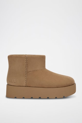 Bottines fourrées - Beige