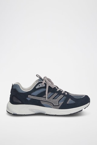 Baskets en cuir - Bleu