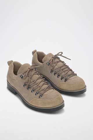 Leren Wandelschoenen Beige