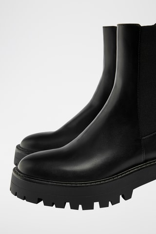 Bottines Chelsea plateformes - Noir