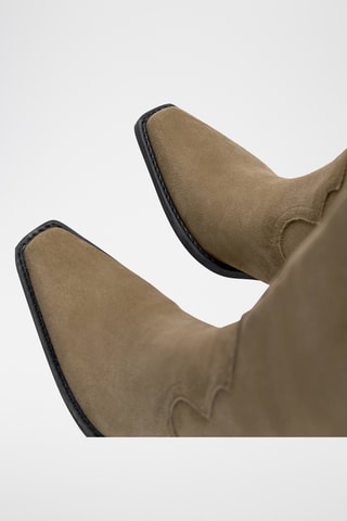 Nubuck Laarzen - Beige - Pull & Bear