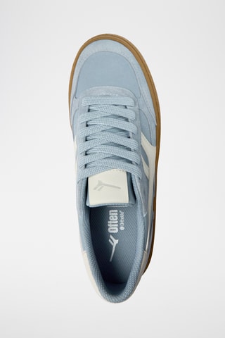 Nubuck Sneakers - Hemelsblauw - Pull & Bear