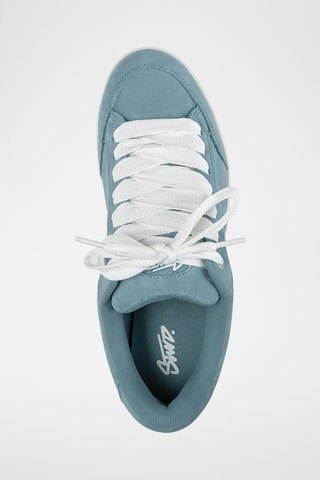Nubuck Sneakers - Lichtblauw - Pull & Bear