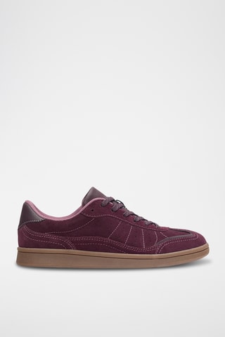 Leren Sneakers - Bordeauxrood - Pull & Bear