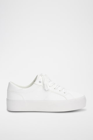 Baskets plateformes - Blanc