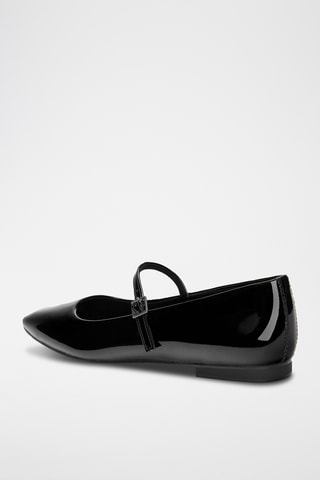 Gelakte Mary Janes - Zwart - Pull & Bear