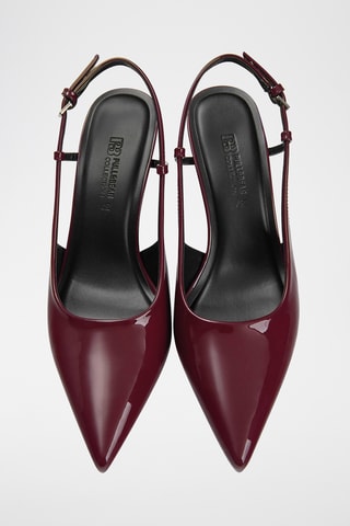Lakpumps - Bordeauxrood - Pull & Bear