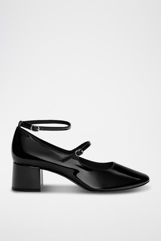 Gelakte Mary Janes met Hak - Zwart - Pull & Bear