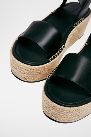 Sandales plateformes - Noir