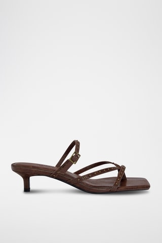 Sandales à talons - Marron