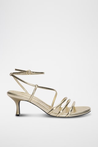 Sandales à talons - Doré