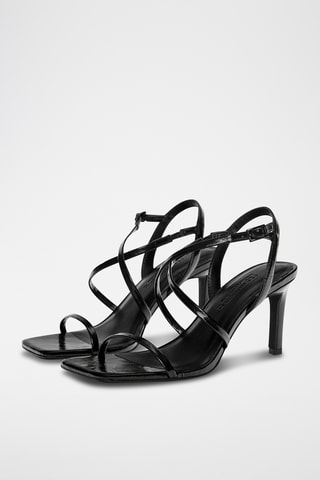 Sandales à talons - Noir