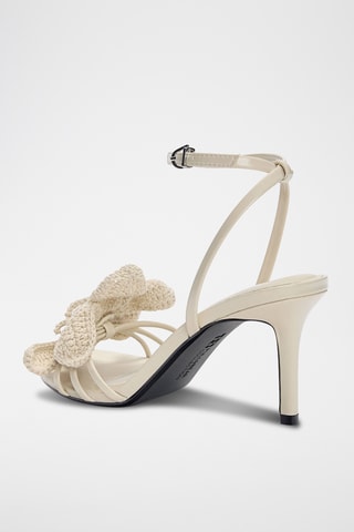Sandales à talons - Ecru